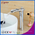 Fyeer New High Body Einhand Messing Wasserfall Becken Wasserhahn